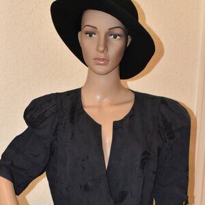 Vintage Franck Et Fils Navy Blue double-breasted blazer dress US 10